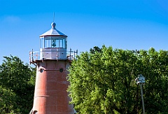 Old Isle La Motte Lighthouse Tower in Northern Vermont